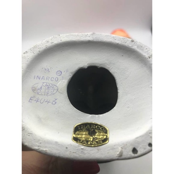 Vintage Inarco Ceramic Set of 3 Christmas Figurines Japan Décor - Picture 8 of 14